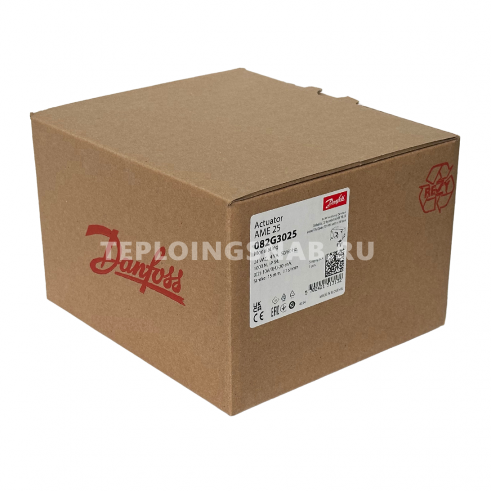 082G3025 Электропривод AME 25, 24 В Danfoss