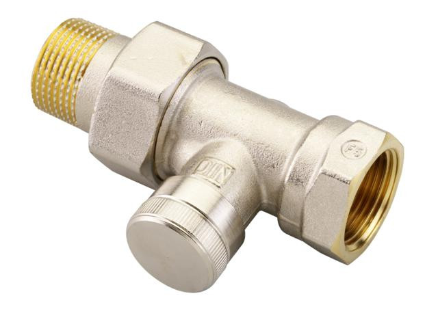Клапан RLV-KB Danfoss, угловой, с переходником